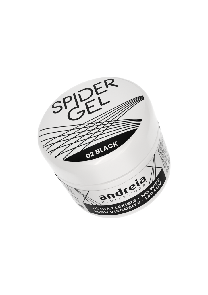 Andreia Spider Gel Preto 02 – 4ml