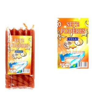 Velas Ritual SAC – Sete Poderes, Laranja