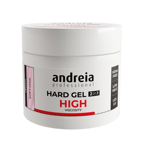 Andreia Profection Hard Gel 2 em 1 – Soft Pink 200gr