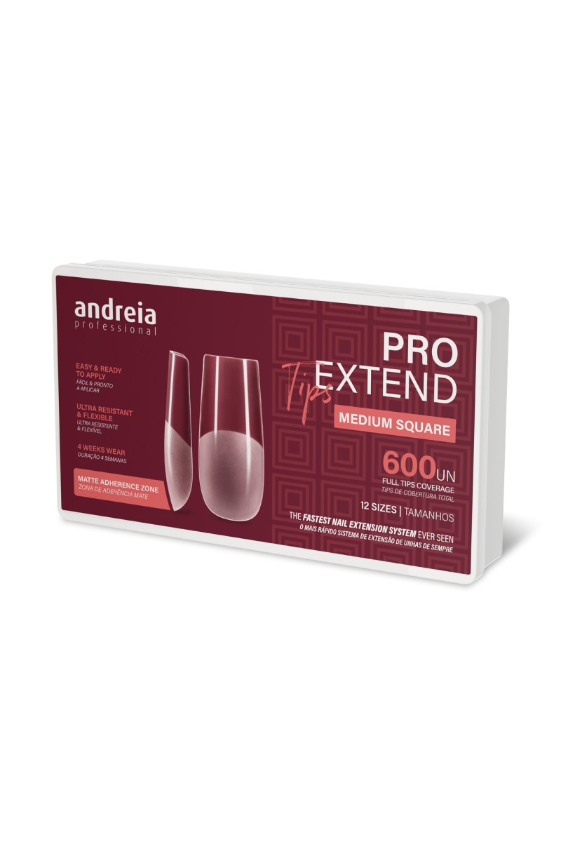 Andreia Pro Extend Tip Medium Square 600uni - Image 3