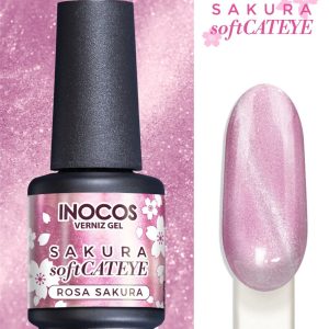 Inocos Verniz Gel Soft Cateye Rosa Sakura 15ml
