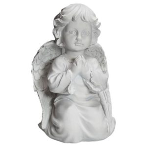 Anjo Ajoelhado em Resina 20cm