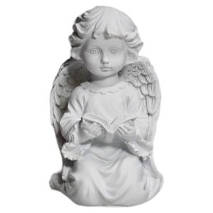 Anjo Ajoelhado em Resina 15cm