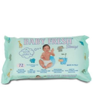 Toalhitas Húmidas Baby Fresh com Aloe Vera – 72 Unidades
