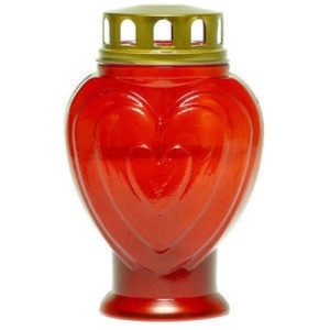 Círio Vela Coração – Vermelho