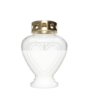 Círio Vela Sagrada Coração Mini – Branco