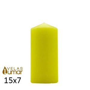 Vela Decorativa 15x7cm – Amarelo