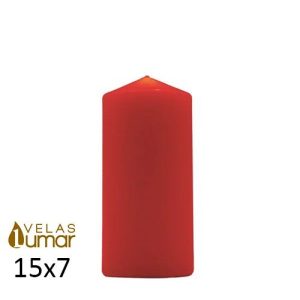 Vela Decorativa 15x7cm – Vermelho