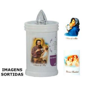 Círio Vela Elétrica com Imagem – Sortido