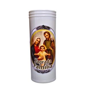Círio Vela Elétrica com Imagem – Sagrada Família