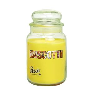 Vela Perfumada em Frasco – 500g, Baunilha e Macaron