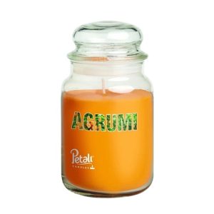 Vela Perfumada em Frasco – 500g, Citrino