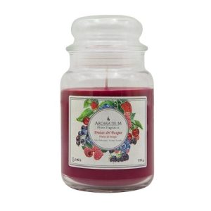 Vela Perfumada em Frasco – 500g, Frutos do Bosque