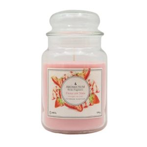 Vela Perfumada em Frasco – 500g, Morango