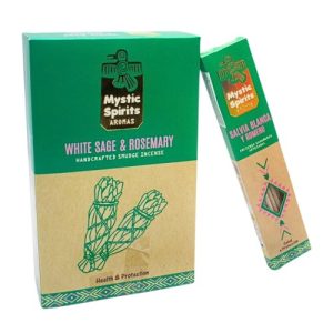 Incenso Mystic Spirits em Vareta – Sálvia Branca e Alecrim