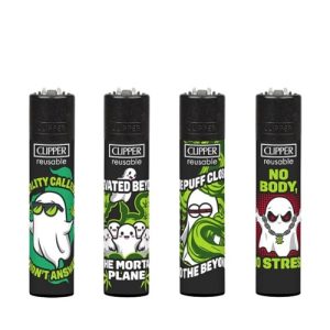 Isqueiro Clipper Recarregável – Paranormal Puffs