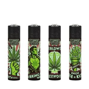 Isqueiro Clipper Recarregável – Weed Volution