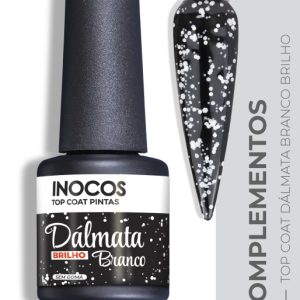 Inocos Top Coat Dálmata Branco Brilho15ml