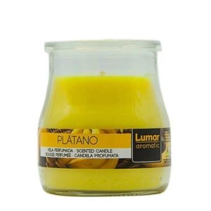 Vela Perfumada em Copo de Iogurte – Amarelo, Banana