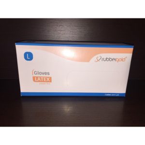 Luvas Latex sem Pó (L) 100pcs