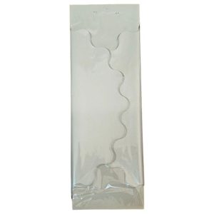 Rondela Naperon em Celofane Diam. 60cm – Pack 50, Branco / Prateado