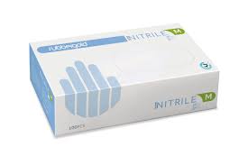 Luvas Nitrilo Azul sem Pó (M) 100pcs