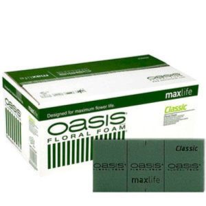 Esponja Floral Retangular para Flores Naturais – Oasis Classic