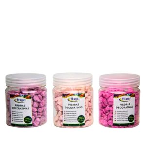 Pedras Decorativas 2-5mm 300g – Rosa (3 Tons)