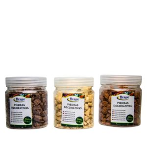 Pedras Decorativas 2-5mm 300g – Castanho (3 Tons)