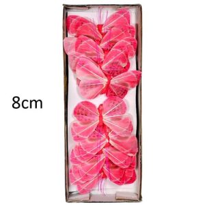 Pick Decorativo Borboleta para Arranjos 8cm – Pack 12