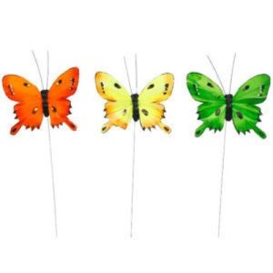 Pick Decorativo Borboleta para Arranjos – Pack 12