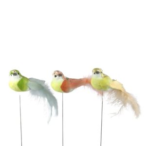 Pick Decorativo Pássaro para Arranjos – Pack 6