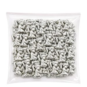 Figuras Decorativas em Plástico – Pack 144, Menina a Rezar, Prateado