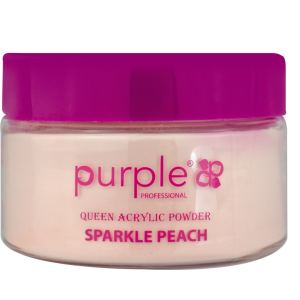 Purple Queen Pó Acrílico Sparkle Peach 50gr