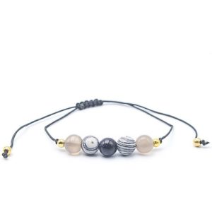Pulseira de Pedras dos Planetas 8mm – Lua