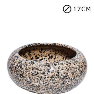 Taça Pneu Nº1 em Cerâmica para Cemitério para Esponja 17cm – Bronze