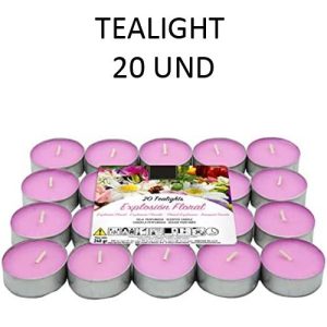 Velas Tealight Perfumadas – Pack 20, Floral