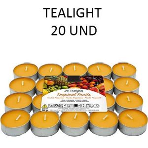 Velas Tealight Perfumadas – Pack 20, Tropical