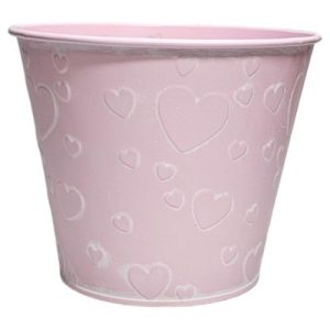Vaso em Latão 14×12,5cm – Rosa