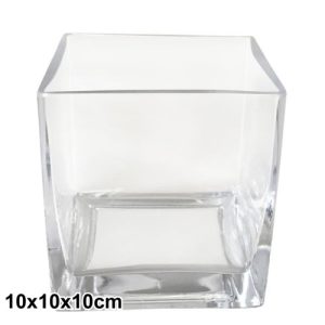 Jarra em Vidro 10x10x10cm